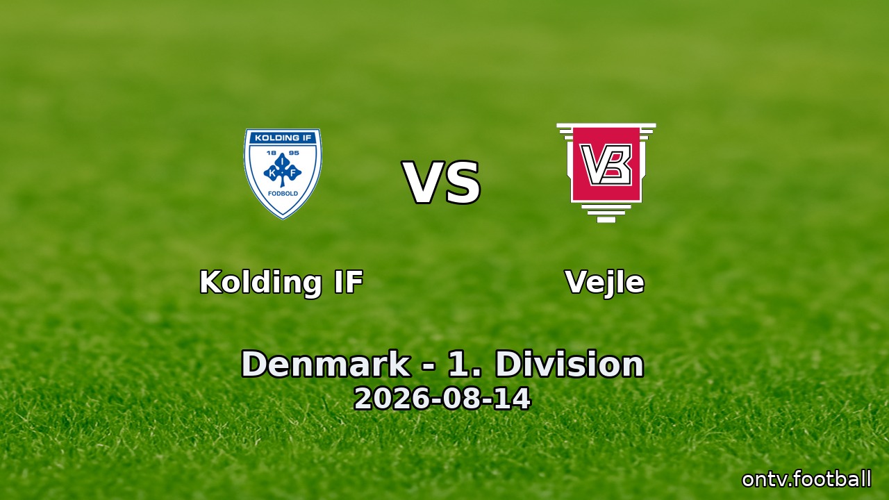 Kolding IF vs Vejle