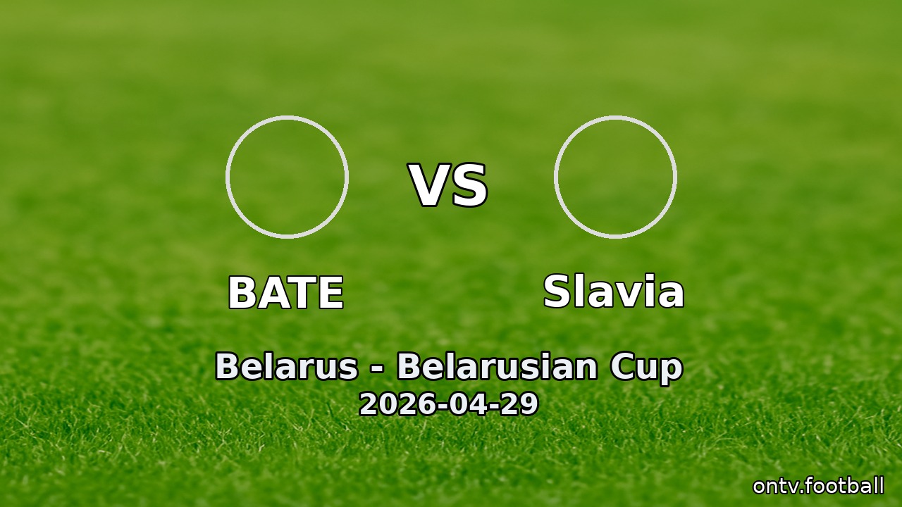 BATE vs Slavia