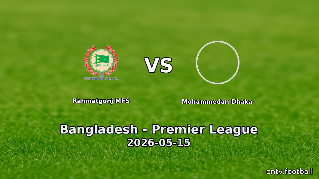 Rahmatgonj MFS vs Mohammedan Dhaka