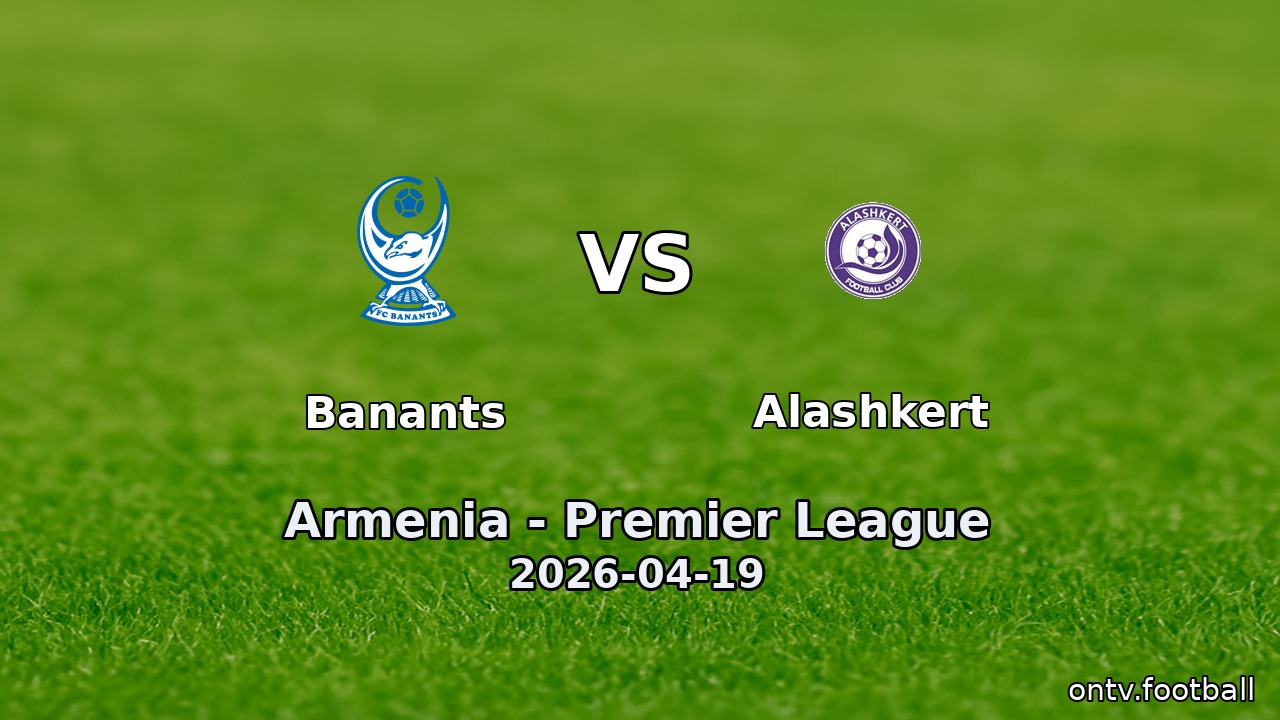 Banants vs Alashkert