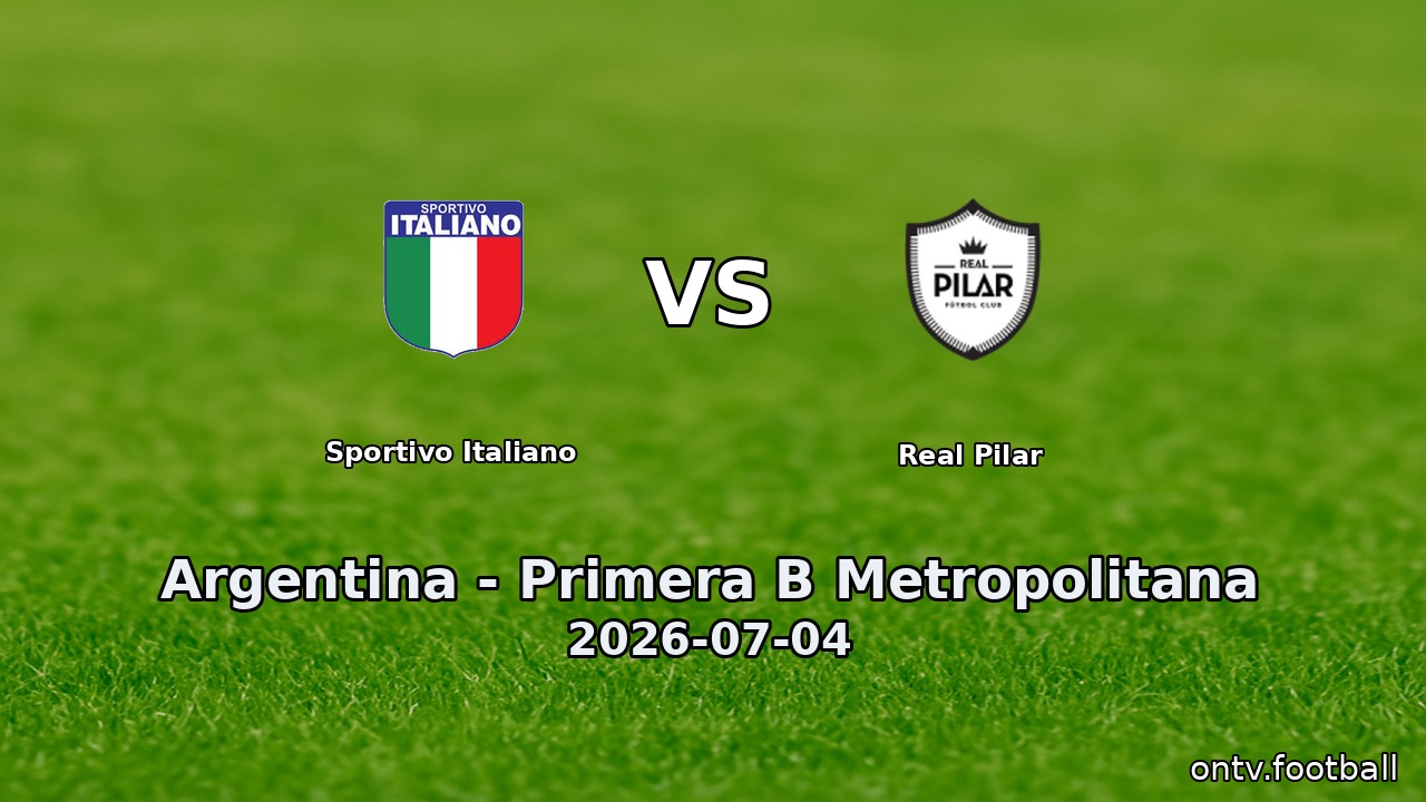 Sportivo Italiano vs Real Pilar