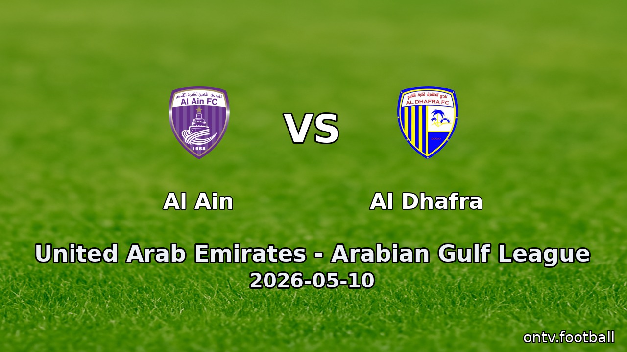 Al Ain vs Al Dhafra
