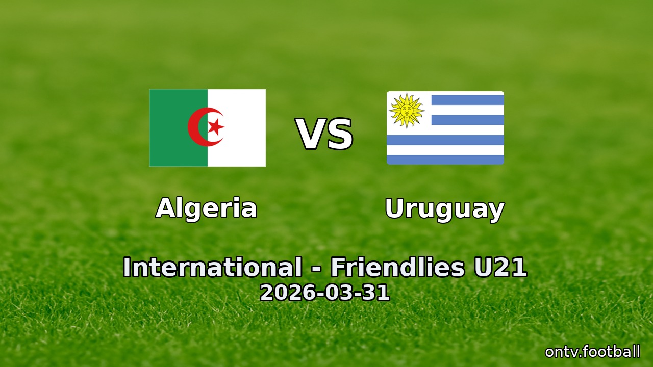 Algeria vs Uruguay