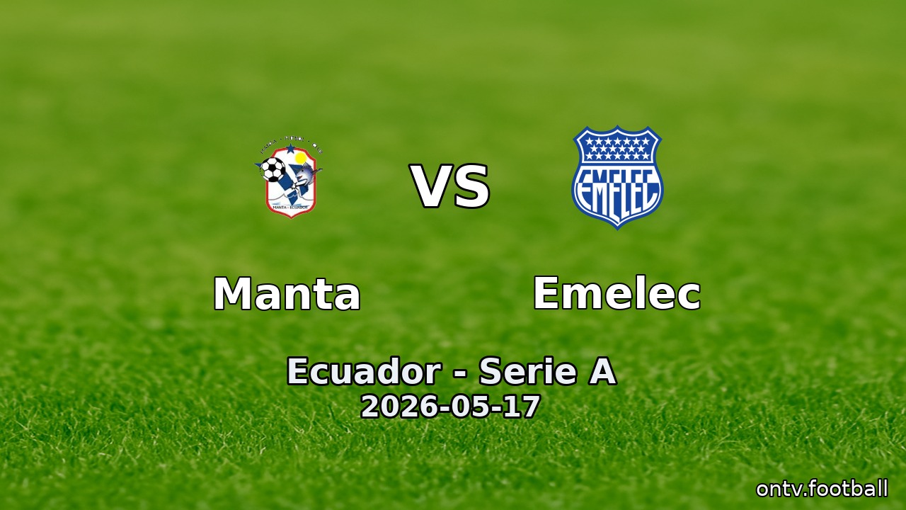 Manta vs Emelec