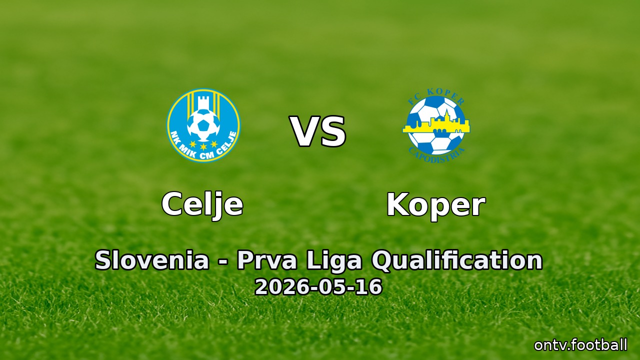 Celje vs Koper