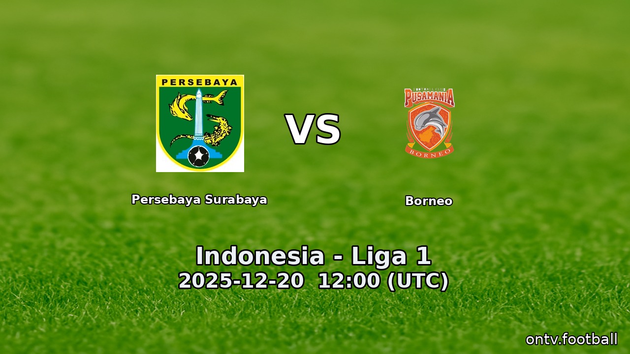 Persebaya Surabaya vs Borneo