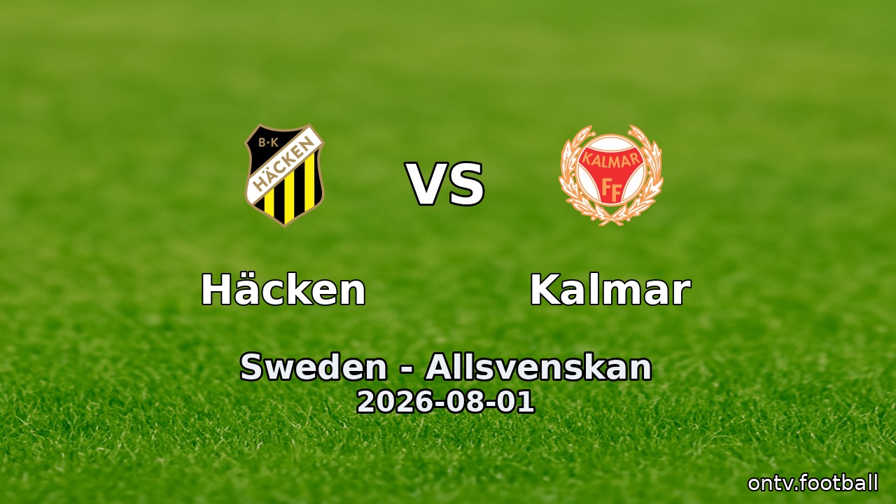 Häcken vs Kalmar