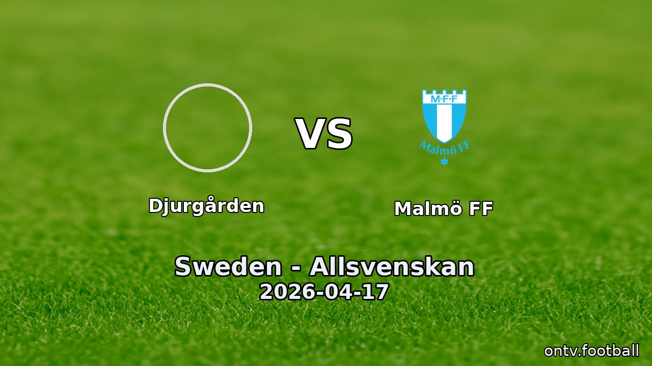 Djurgården vs Malmö FF