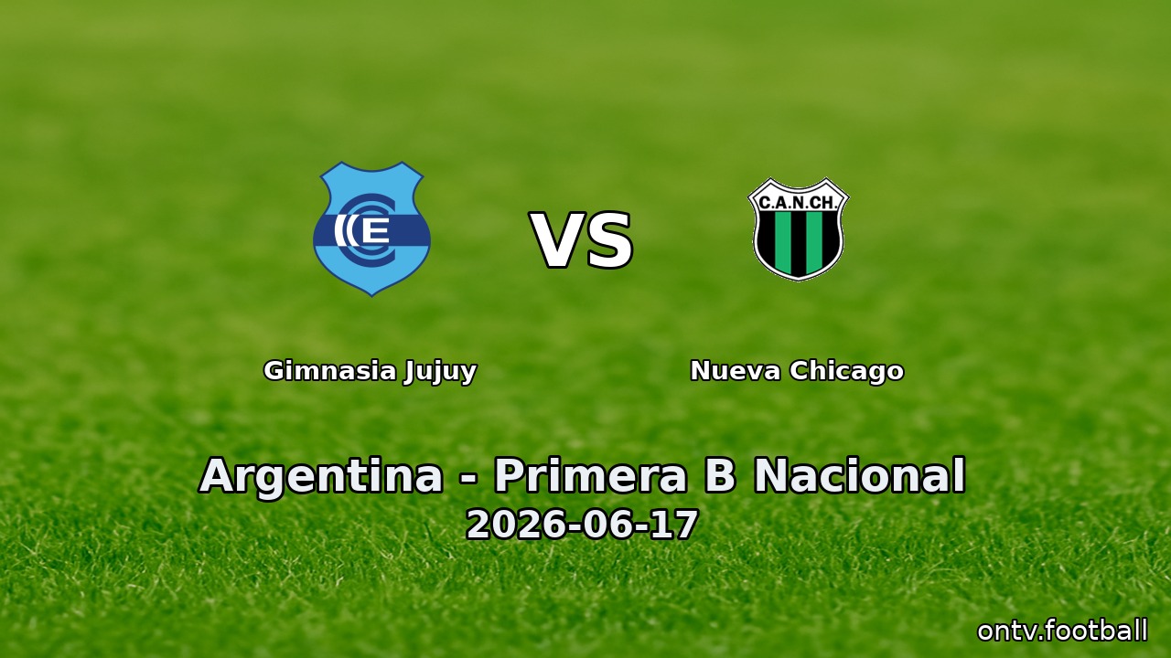 Gimnasia Jujuy vs Nueva Chicago