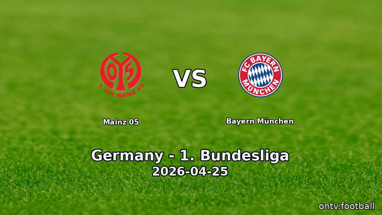 Mainz 05 vs Bayern München