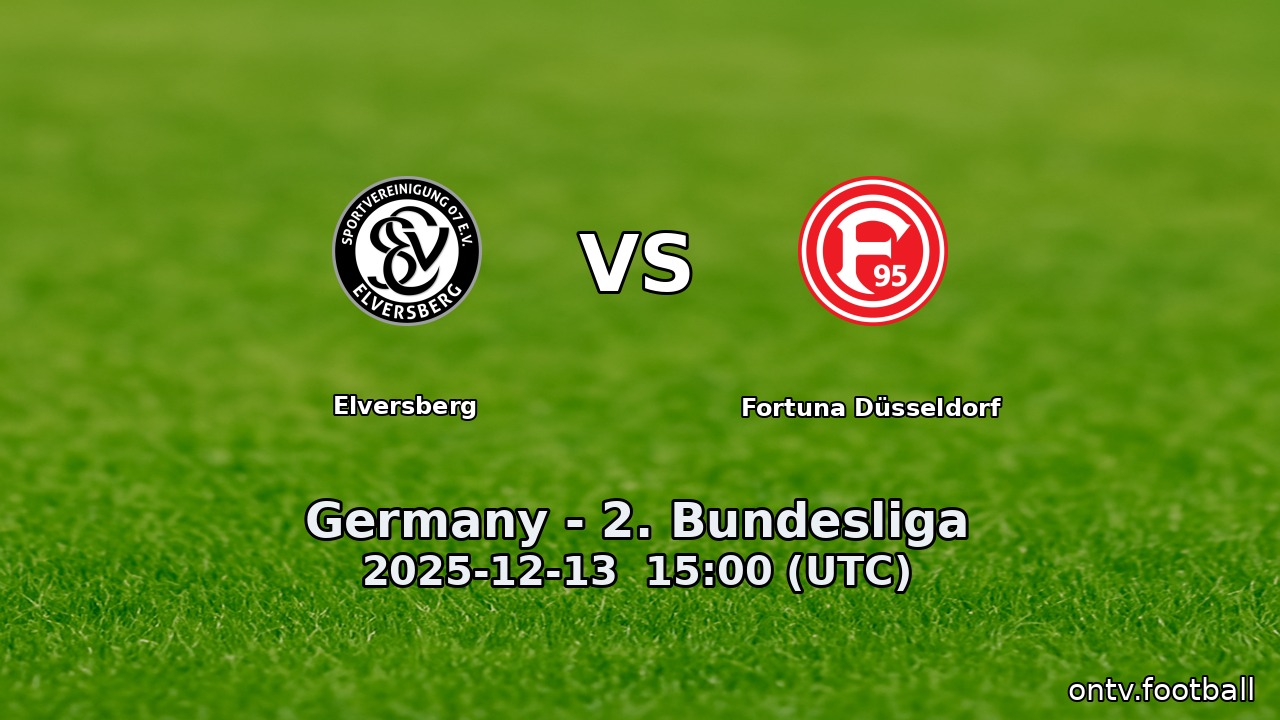 Elversberg vs Fortuna Düsseldorf
