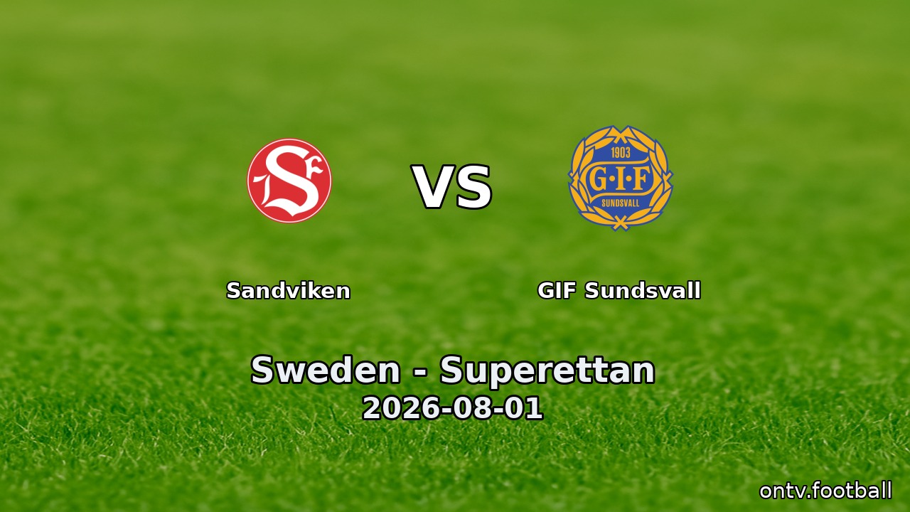 Sandviken vs GIF Sundsvall