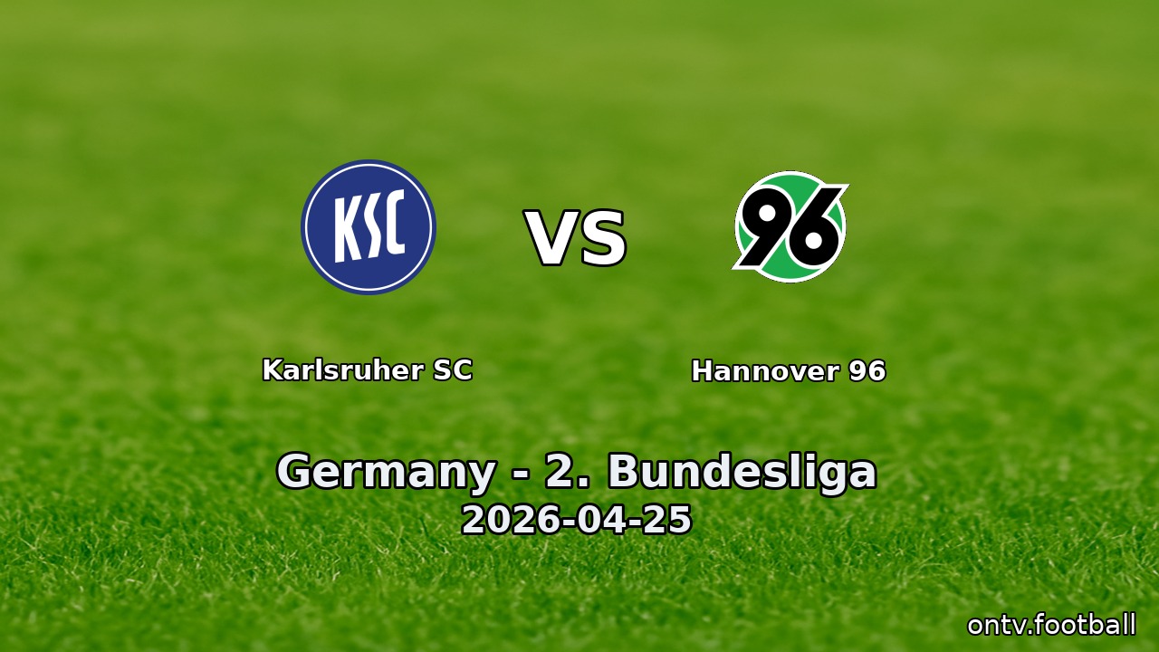 Karlsruher SC vs Hannover 96