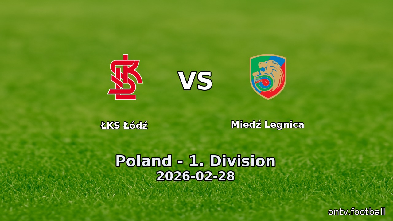 ŁKS Łódź vs Miedź Legnica