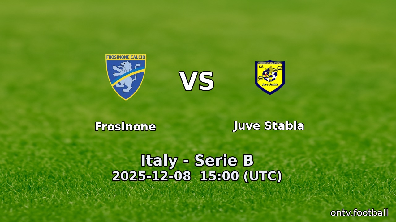 Frosinone vs Juve Stabia