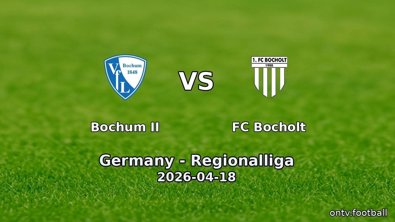 Bochum II vs FC Bocholt