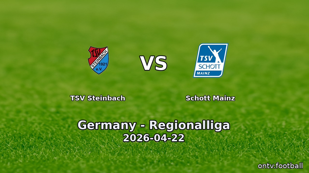 TSV Steinbach vs Schott Mainz