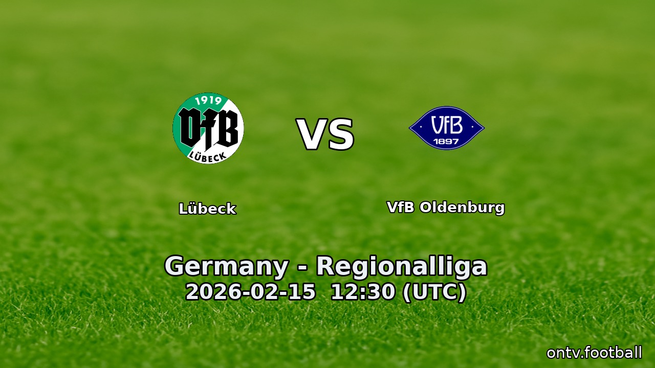 Lübeck vs VfB Oldenburg