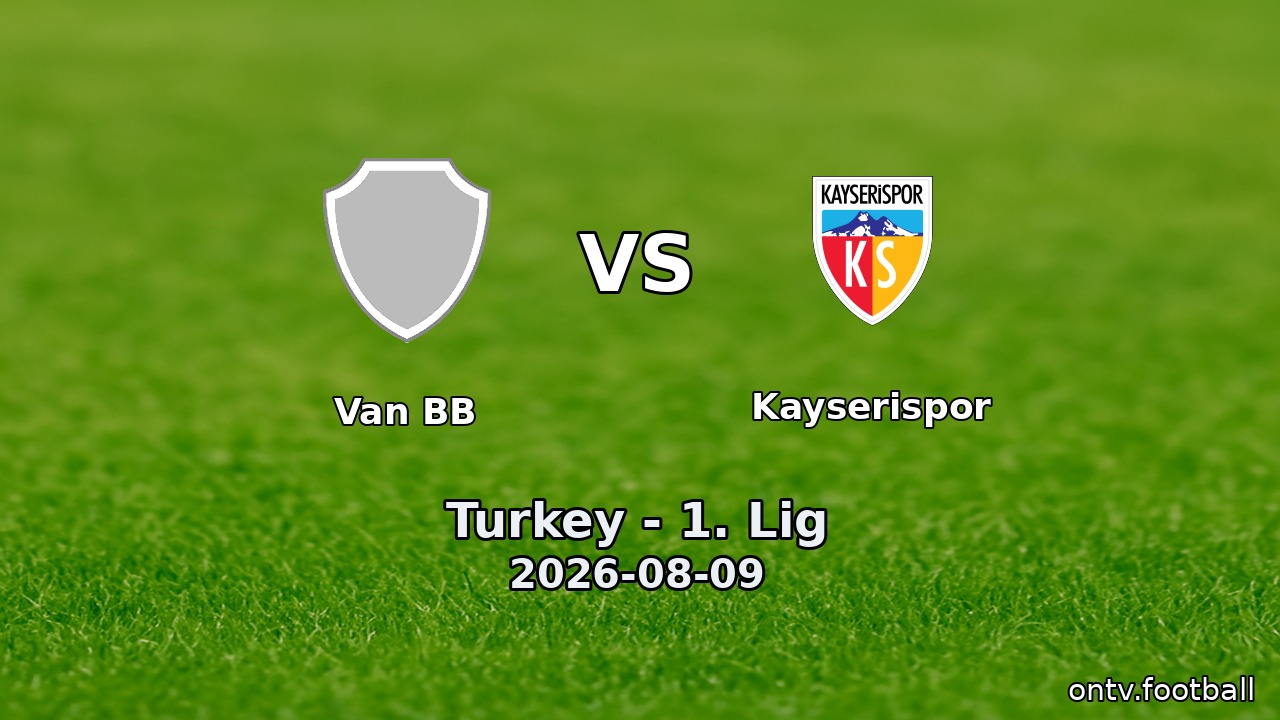 Van BB vs Kayserispor