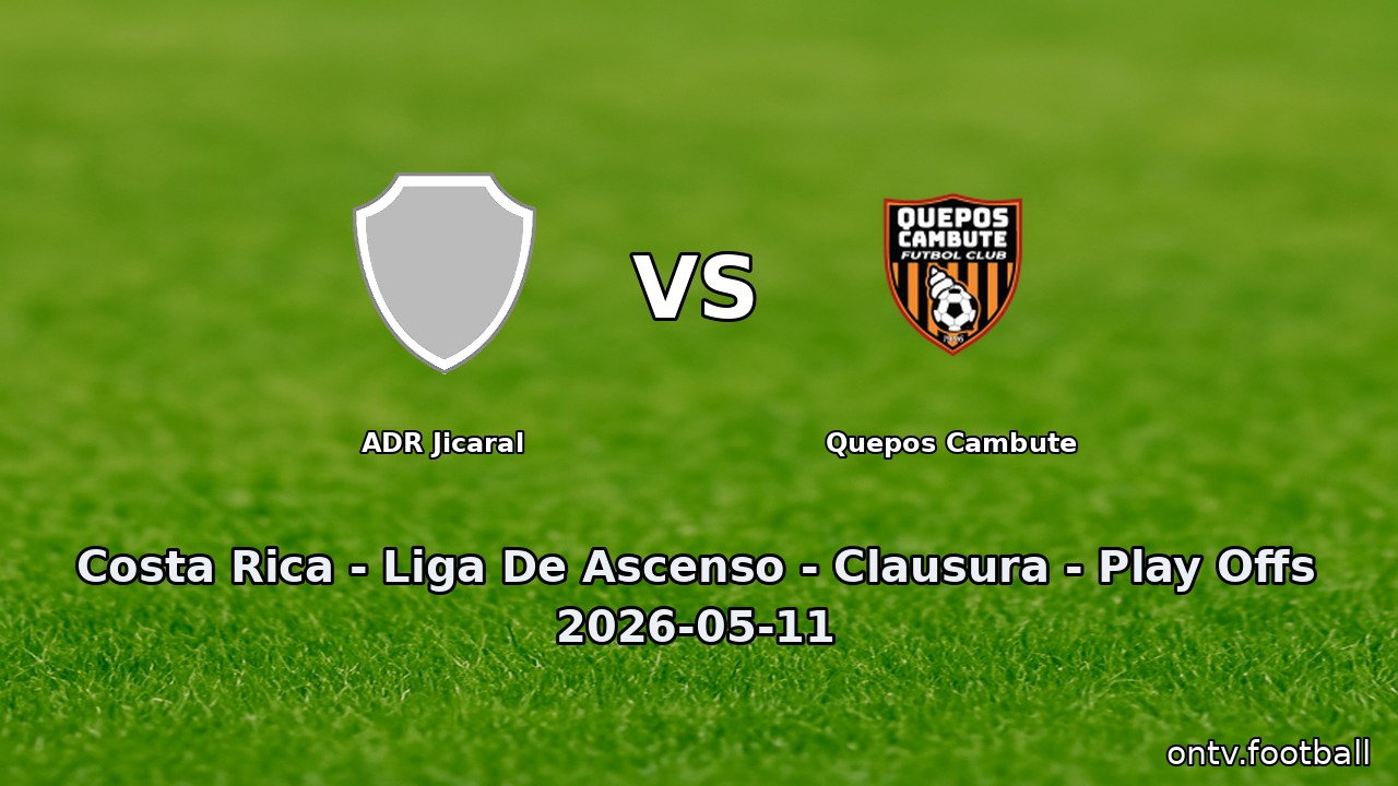 ADR Jicaral vs Quepos Cambute