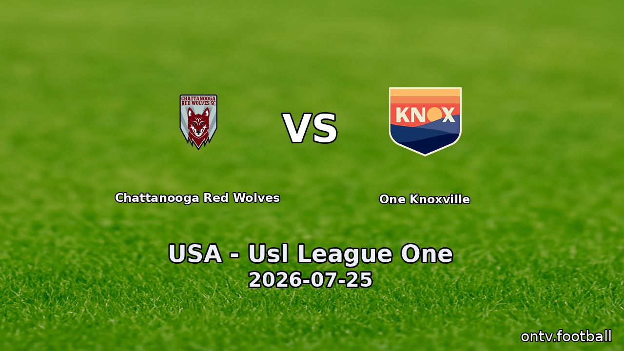 Chattanooga Red Wolves vs One Knoxville