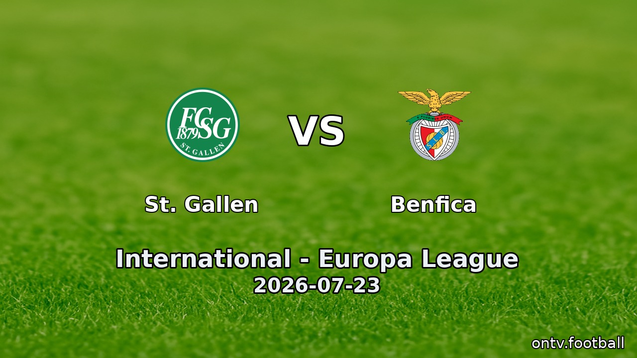 St. Gallen vs Benfica