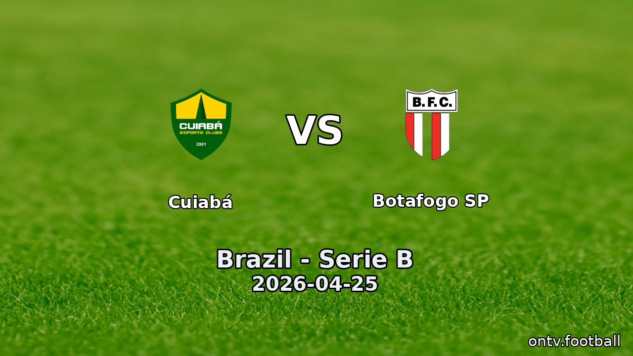 Cuiabá vs Botafogo SP
