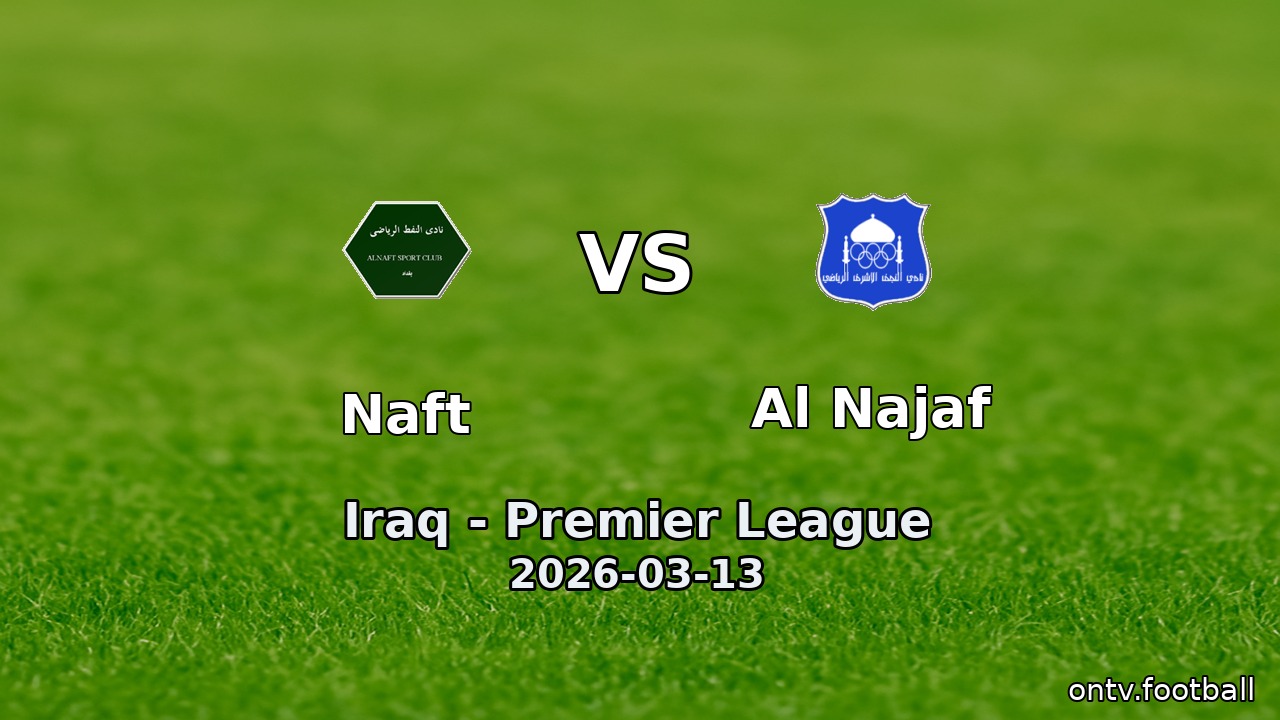 Naft vs Al Najaf