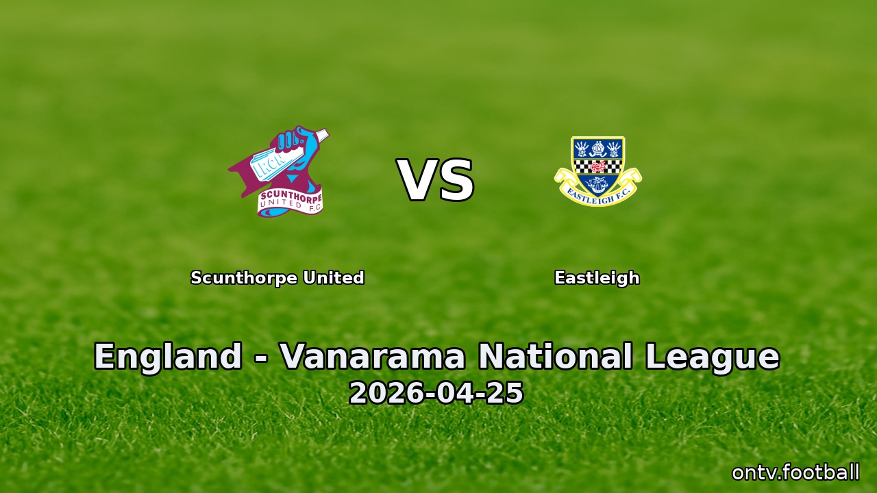 Scunthorpe United vs Eastleigh