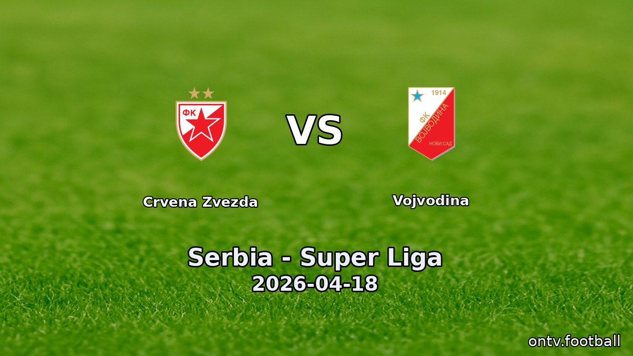 Crvena Zvezda vs Vojvodina