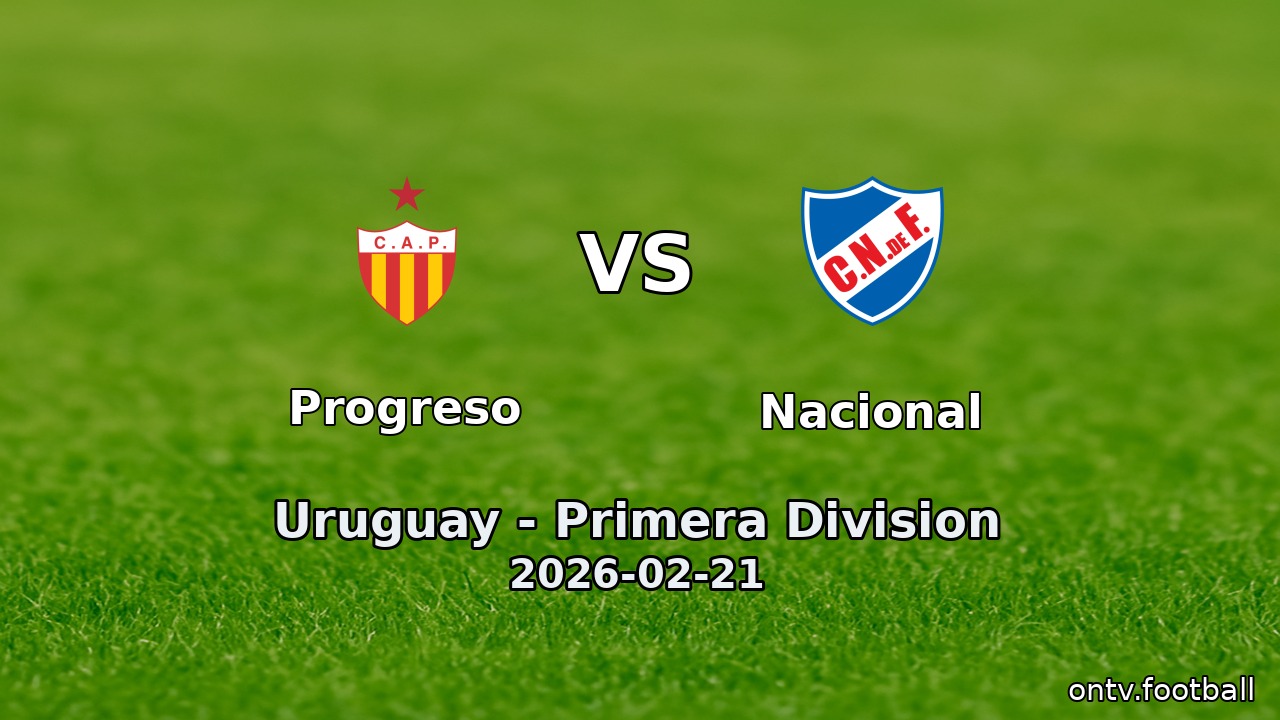 Progreso vs Nacional