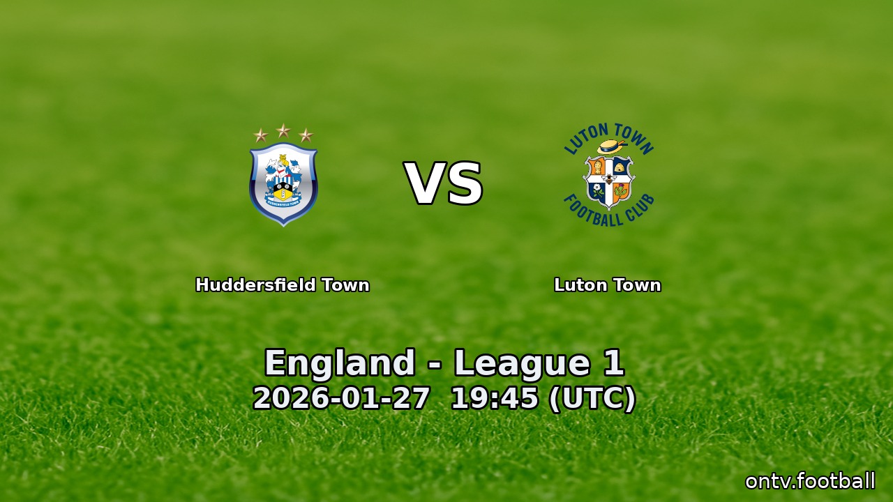 Huddersfield Town vs Luton Town