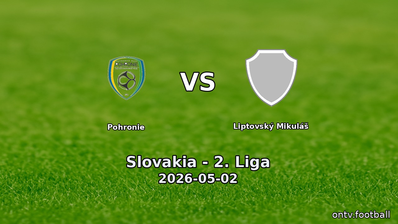 Pohronie vs Liptovský Mikuláš