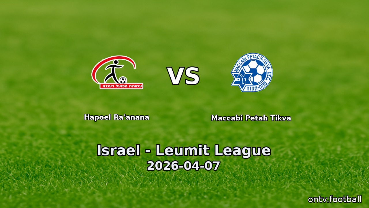 Hapoel Ra'anana vs Maccabi Petah Tikva