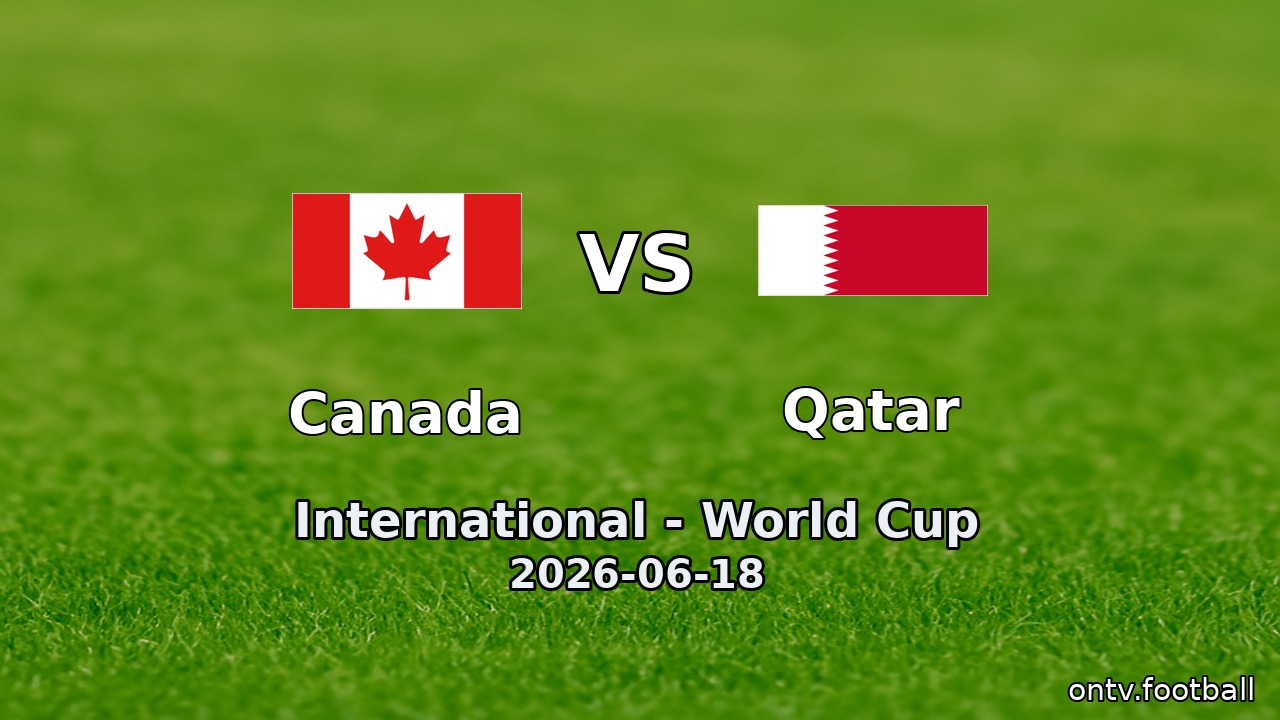 Canada vs Qatar