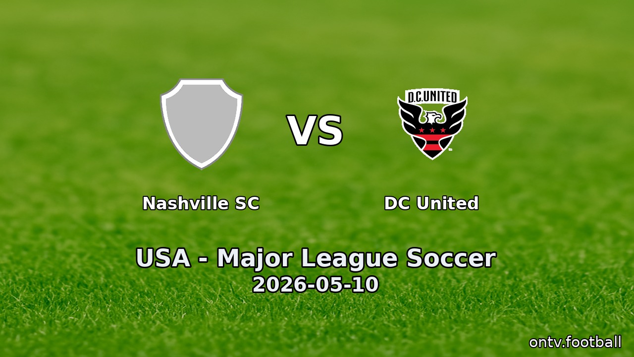 Nashville SC vs DC United