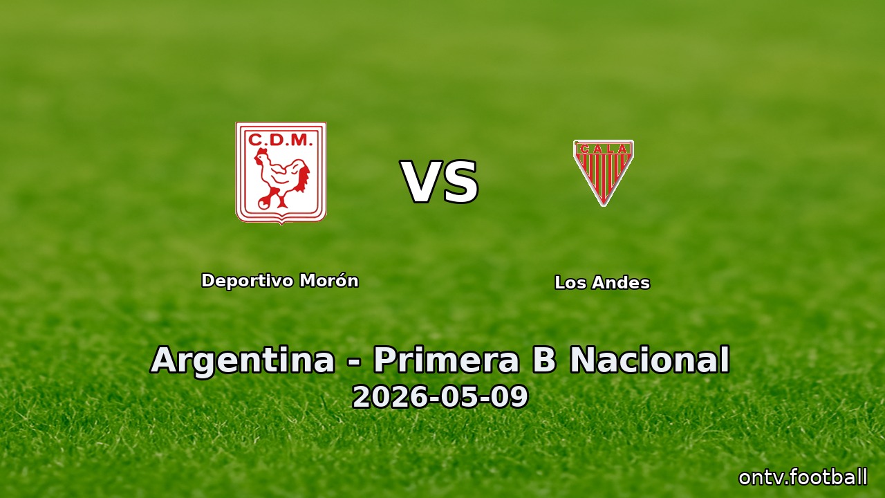 Deportivo Morón vs Los Andes