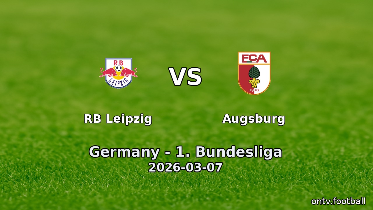 RB Leipzig vs Augsburg