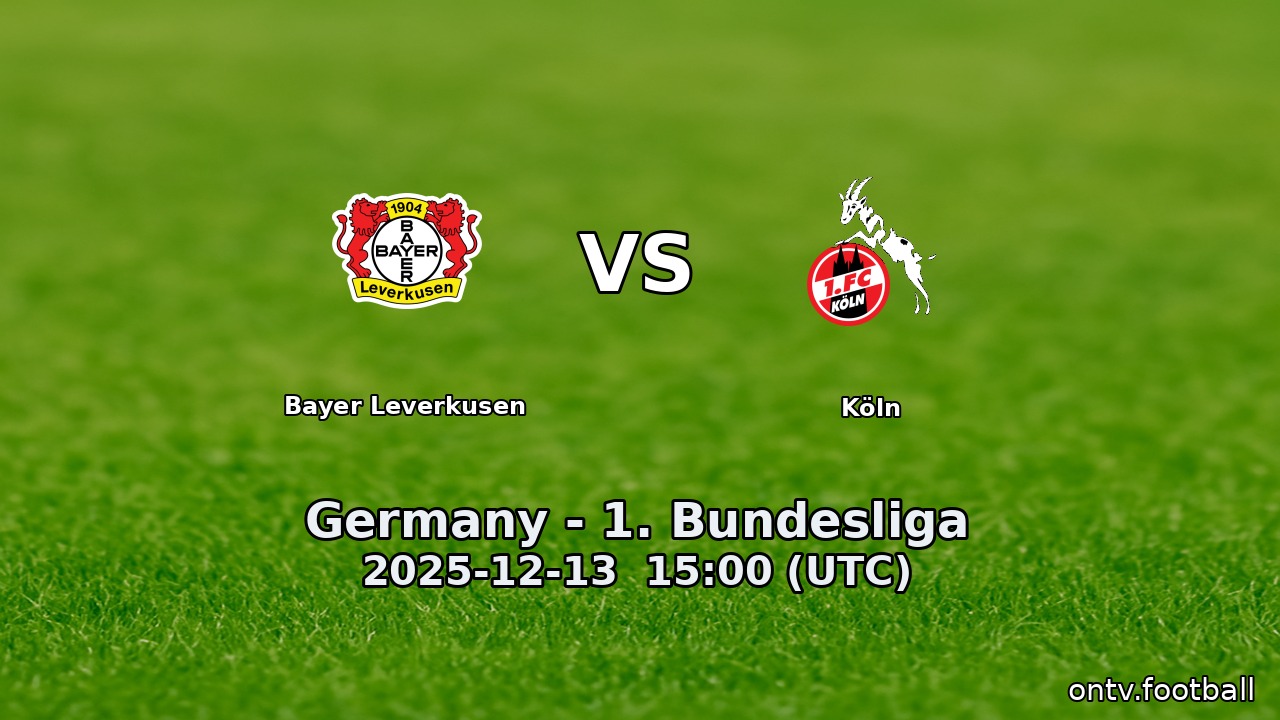 Bayer Leverkusen vs Köln