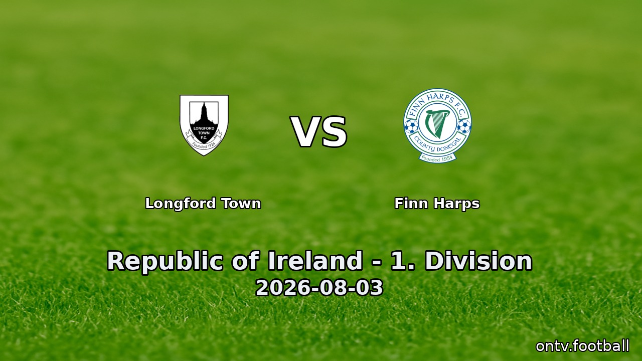 Longford Town vs Finn Harps