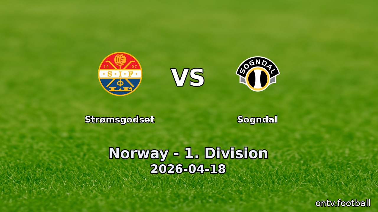 Strømsgodset vs Sogndal