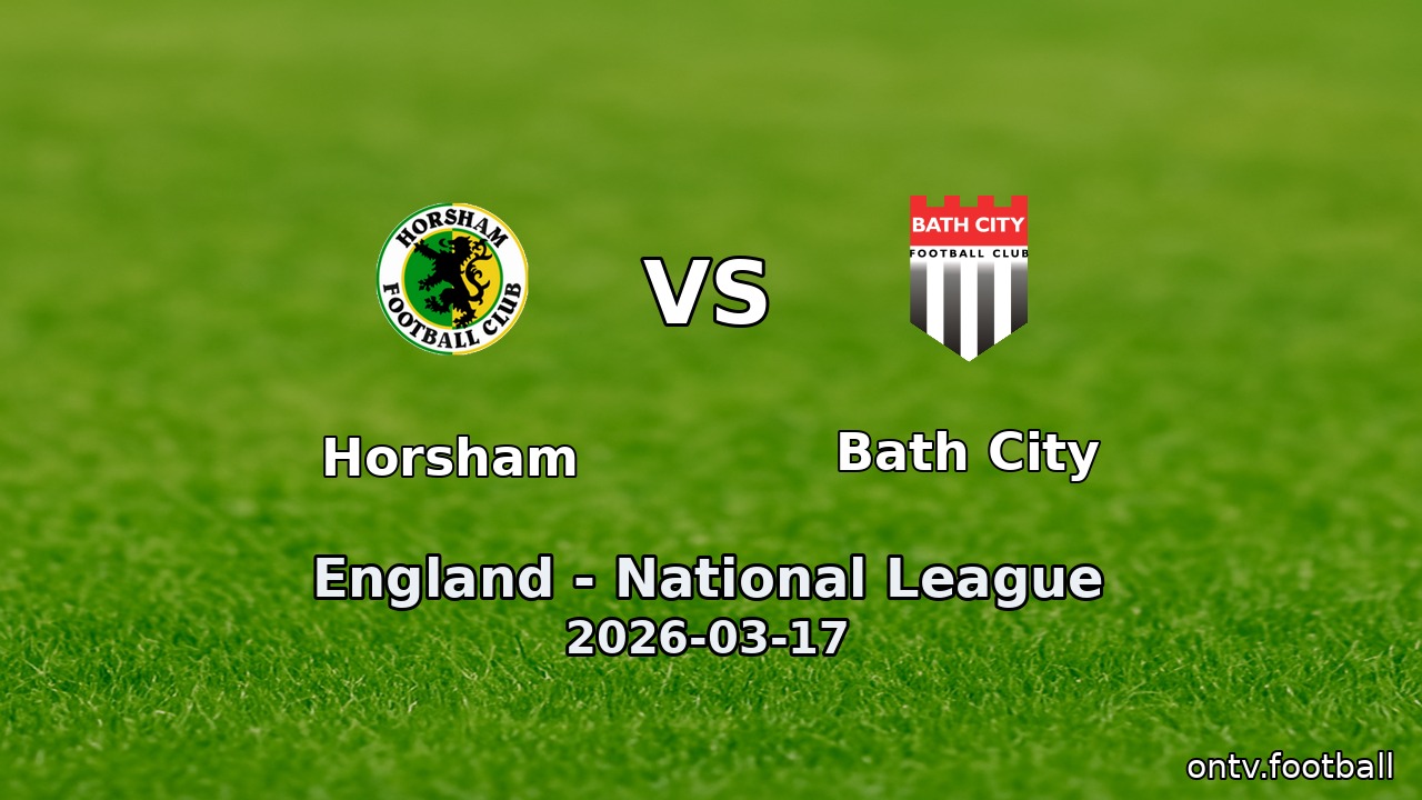 Horsham vs Bath City