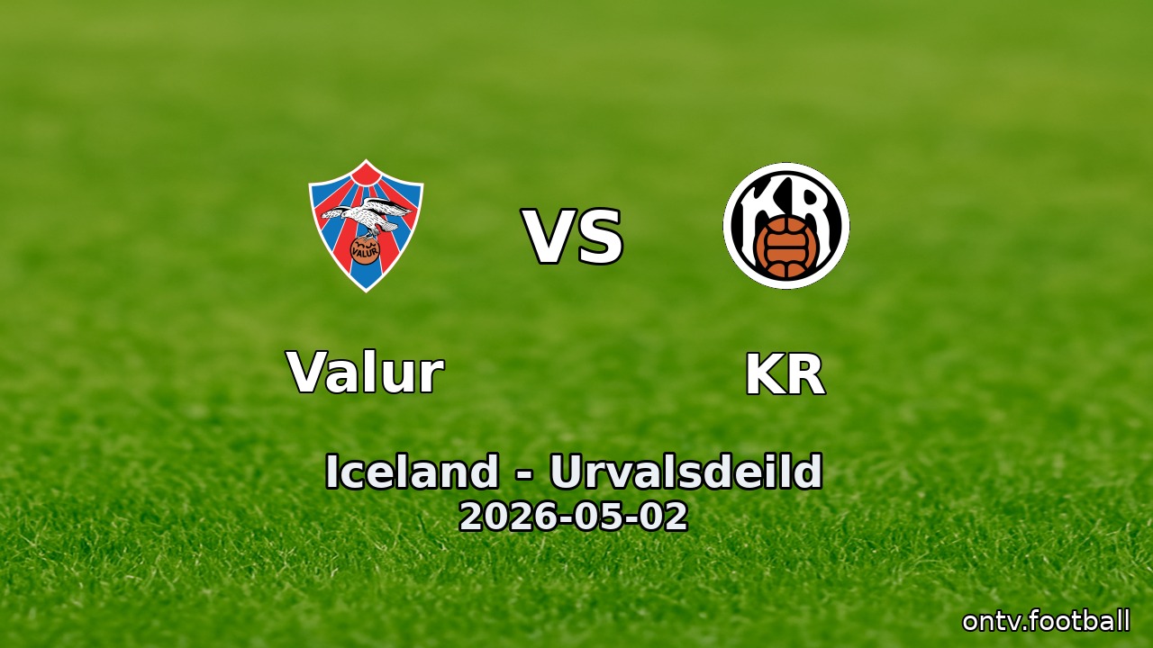 Valur vs KR