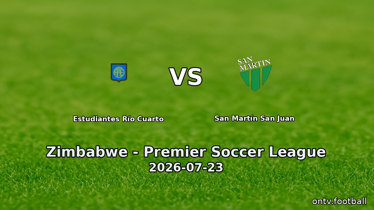 Estudiantes Río Cuarto vs San Martín San Juan