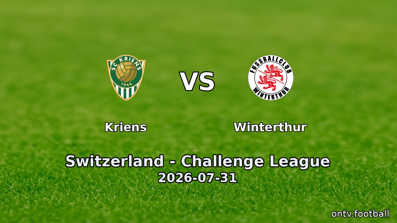 Kriens vs Winterthur