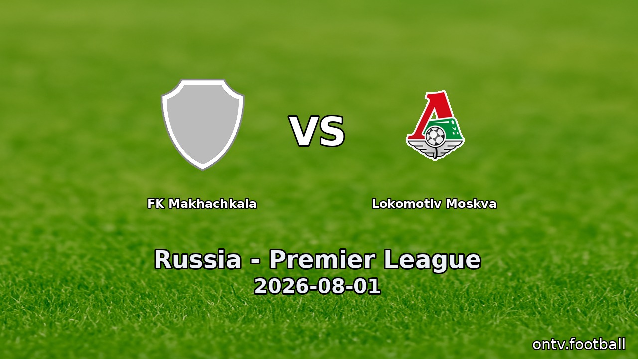 FK Makhachkala vs Lokomotiv Moskva