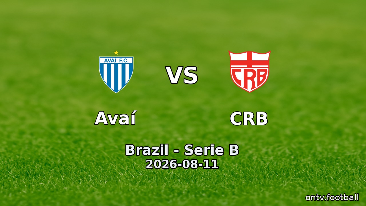 Avaí vs CRB