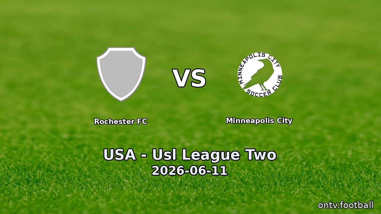 Rochester FC vs Minneapolis City