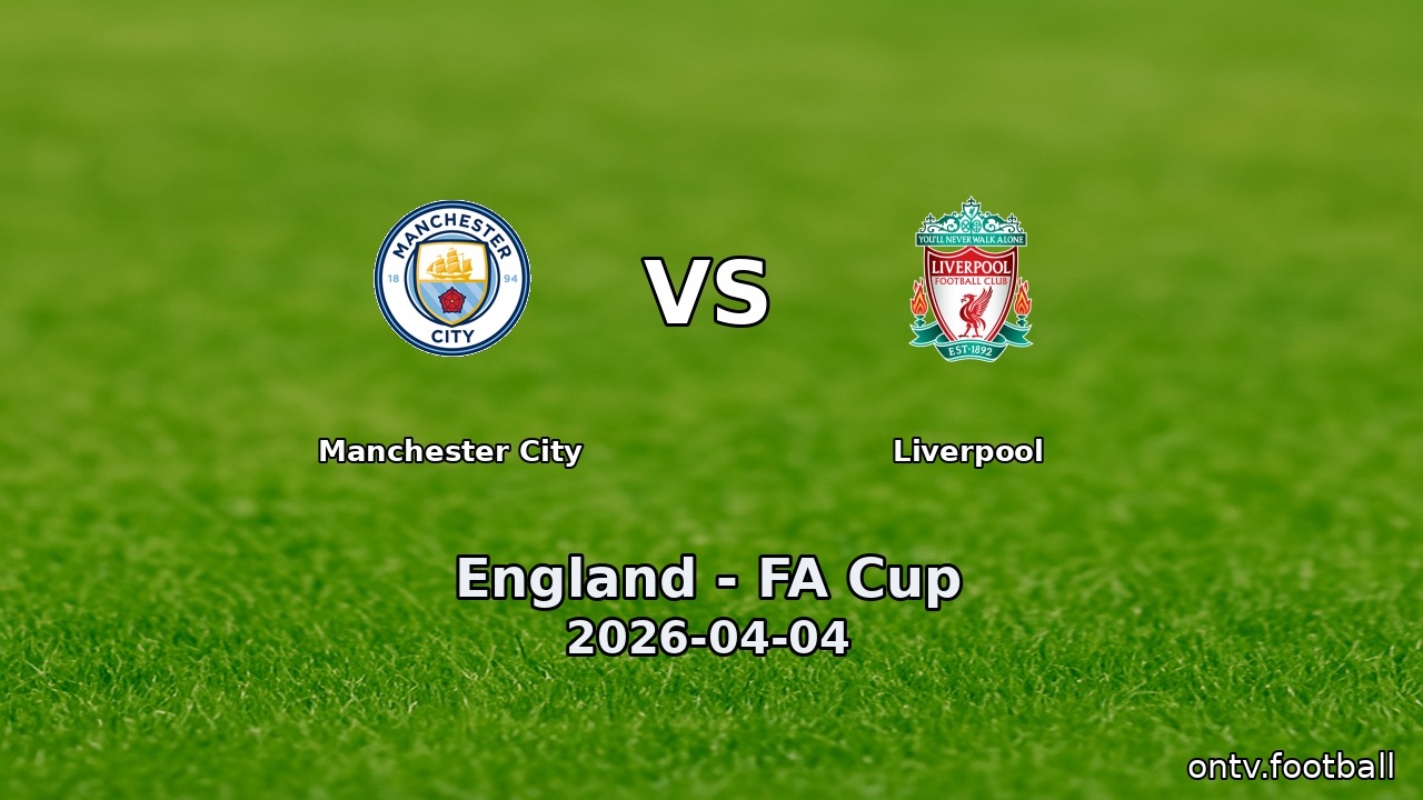 Manchester City vs Liverpool