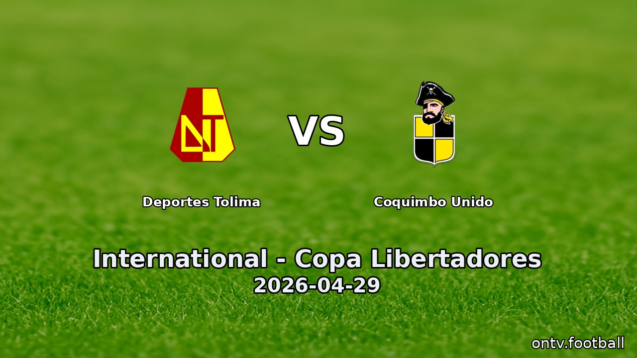 Deportes Tolima vs Coquimbo Unido